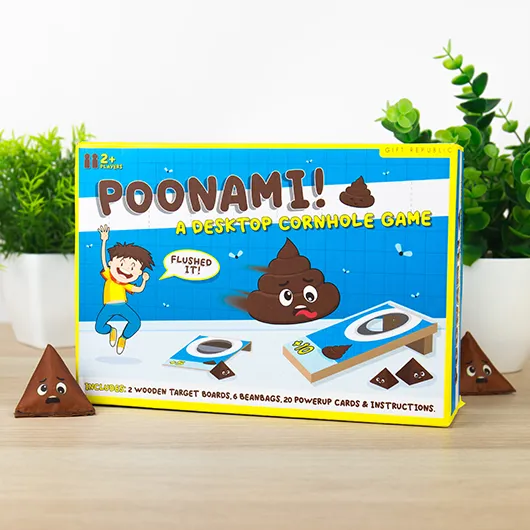 Poonami! – Desktop Beanbag Toss Game
