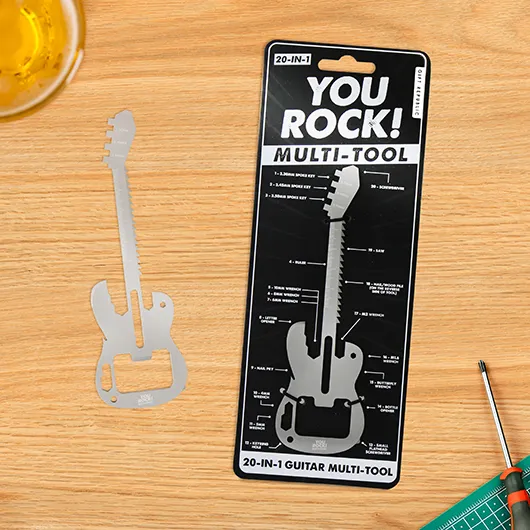 You Rock! Multi Tool - 20-in-1 Guitar Gadget